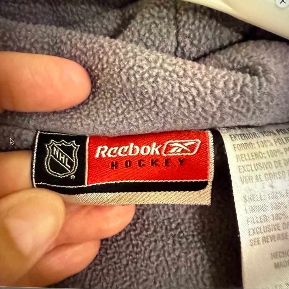 Reebok vintage youth, XL,‎ detroit red wings NHL red, black parka winter coat